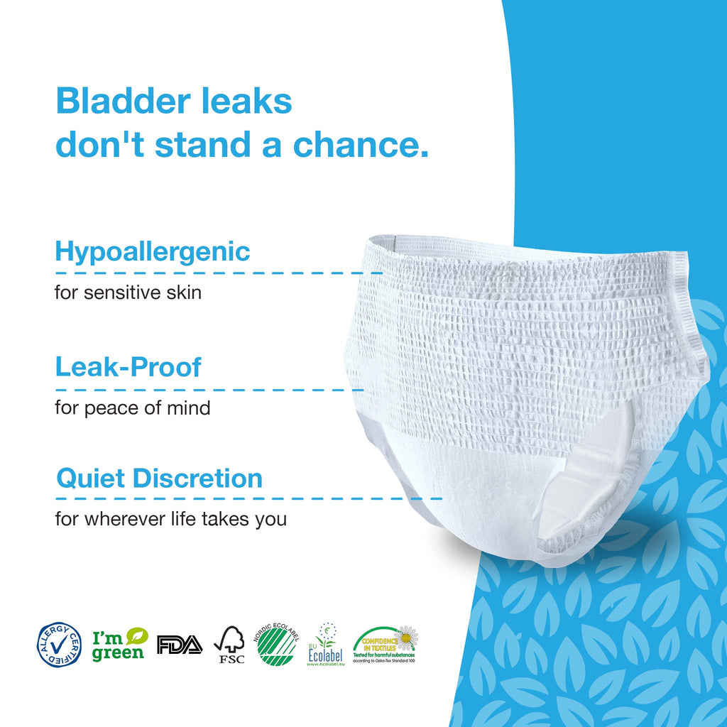 96 CT VEEDA Natural Womens Underwear Premium Bladder Leak