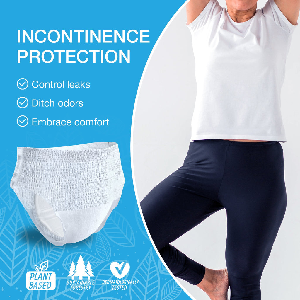 Disposable incontinence underwear