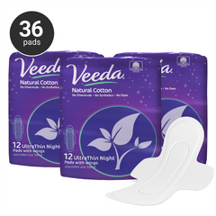 Veeda Ultra Thin Natural Cotton Liners 24 Packs x 40 Liners